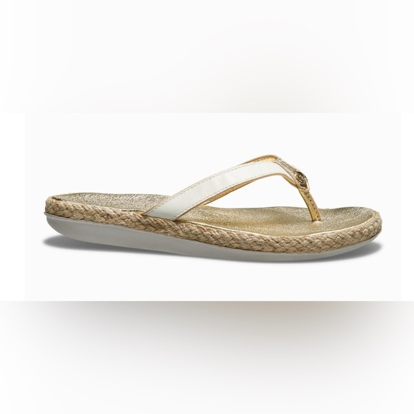 Tommy Bahama | ladies Relaxology lonna Leather Flip Flops. Size: 11 - Picture 14 of 16